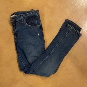 Levi’s 711 skinny classic blue faded denim